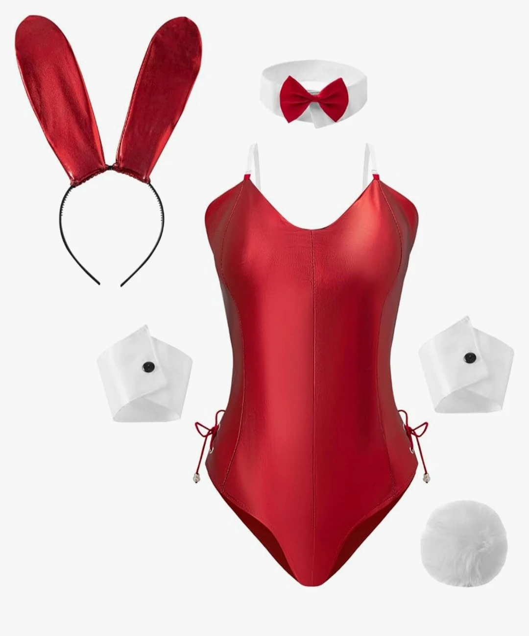 Red Bunny Costume Set XXL - photo 3