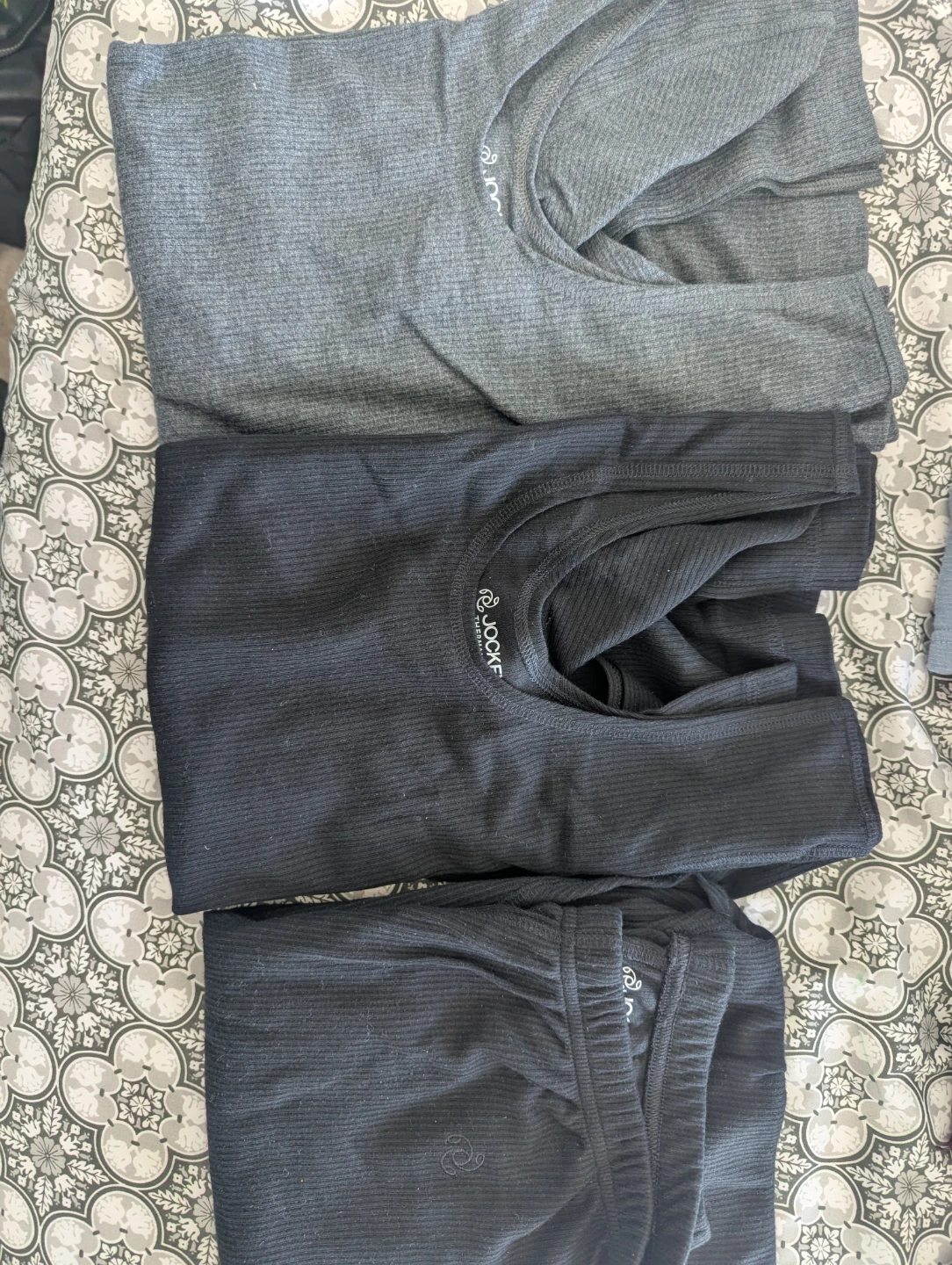 Jockey Thermals 3/4 Sleeve Tops Size M