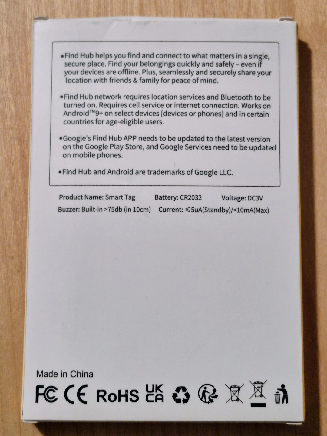 BNIB)Google Find Hub Smart Tag 5-Pack - photo 2