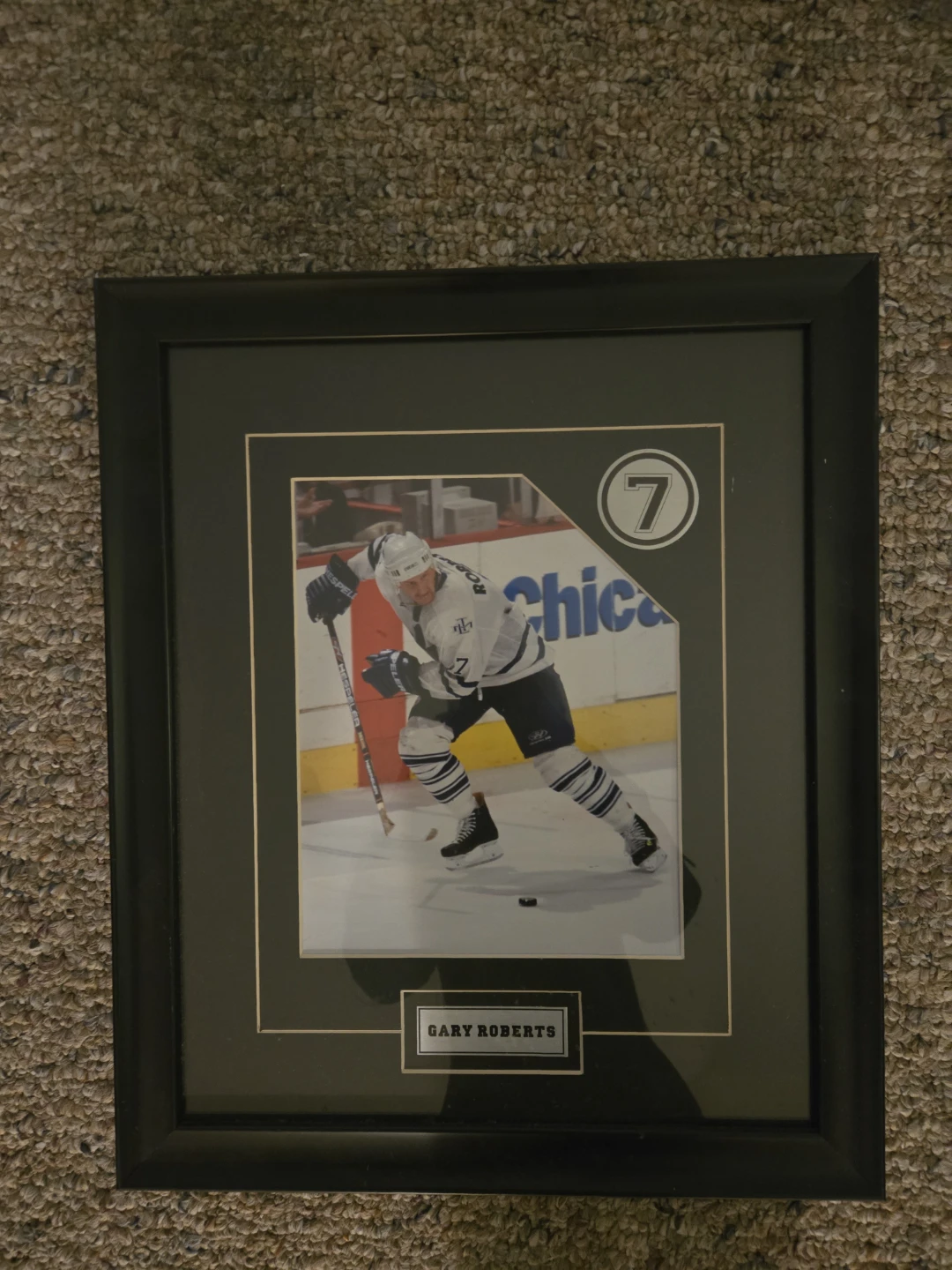 Gary Roberts Framed Collectible Photo