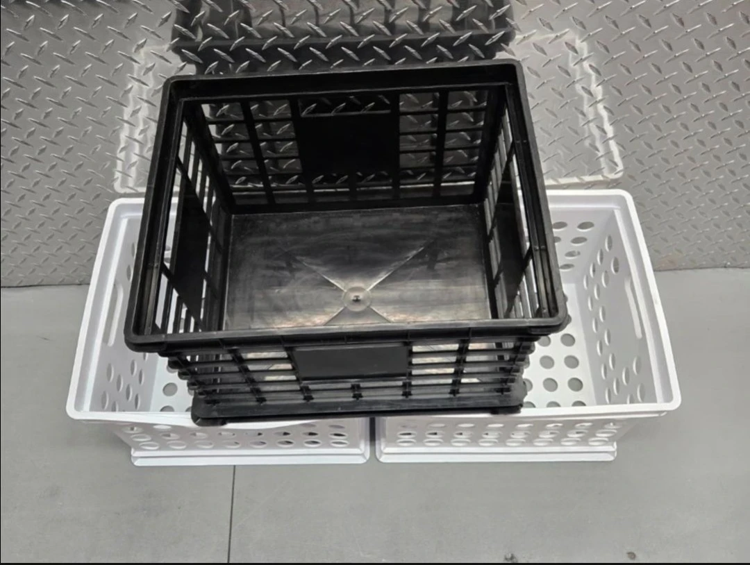 3-Piece Heavy-Duty Storage Basket Crate Set - photo 4