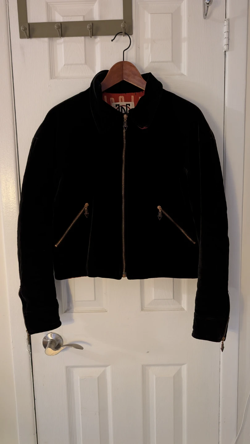 JPG Jean Paul Gaultier Black Velvet Jacket
