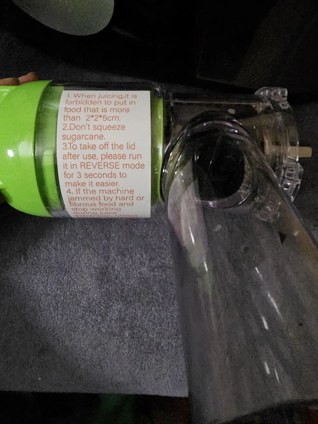 Aicok Slow Juicer Model AMR521 - photo 2