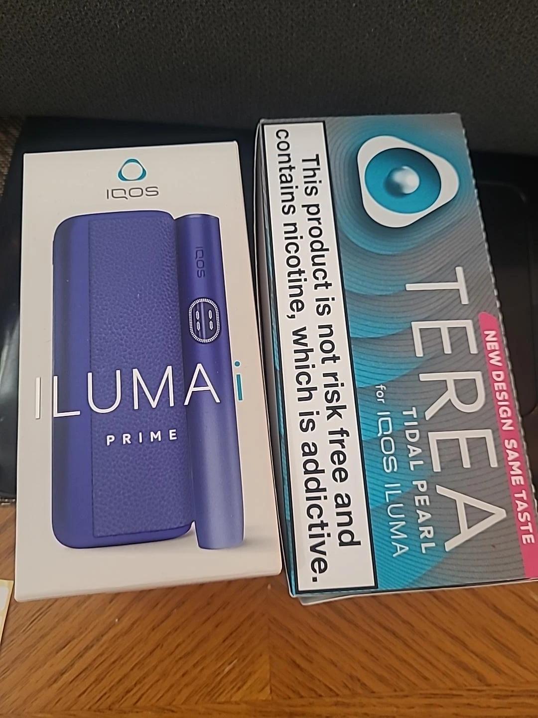 IQOS ILUMA i Prime and TEREA Tidal Pearl Sticks