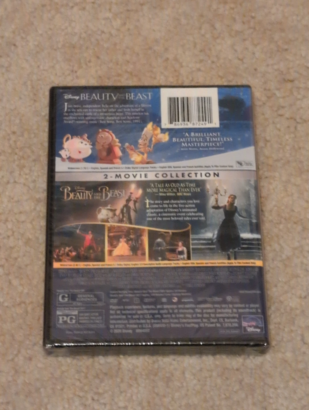Disney Beauty and the Beast 2-Movie Collection DVD - photo 2