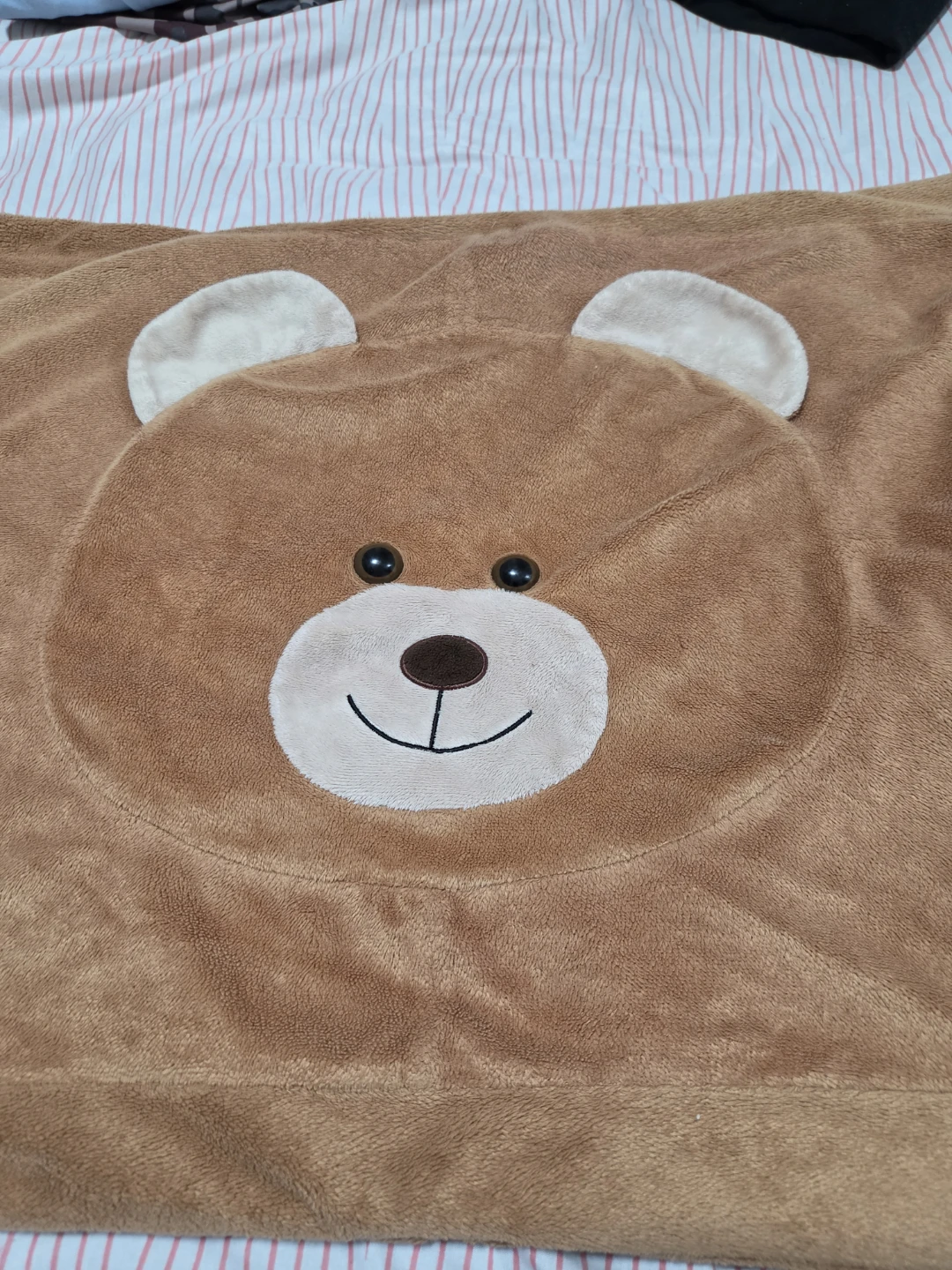 Brown Teddy  velvet cozy pillow cover - photo 2