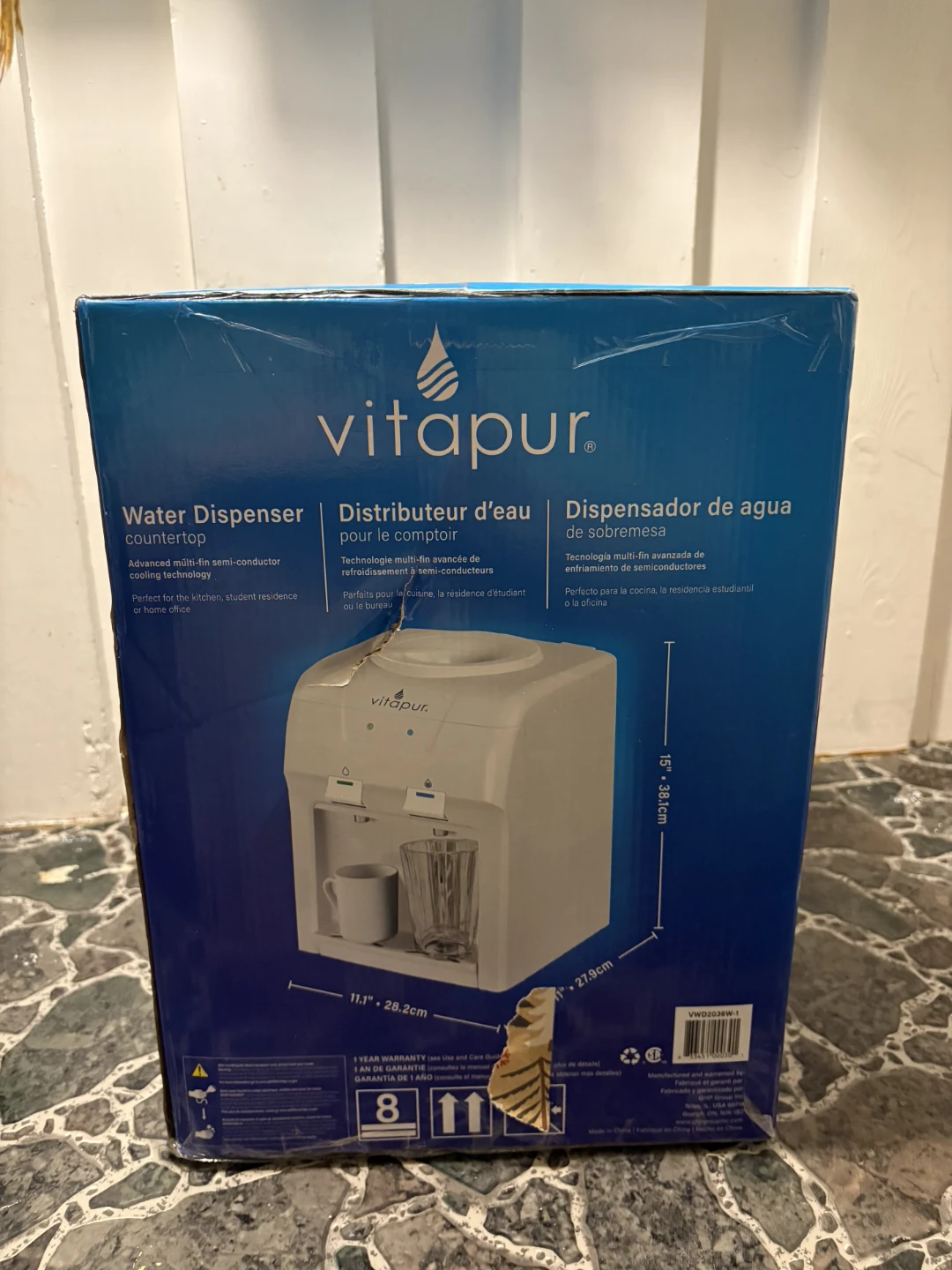 Vitapur Countertop Water Dispenser VWD2036W-1 - photo 2