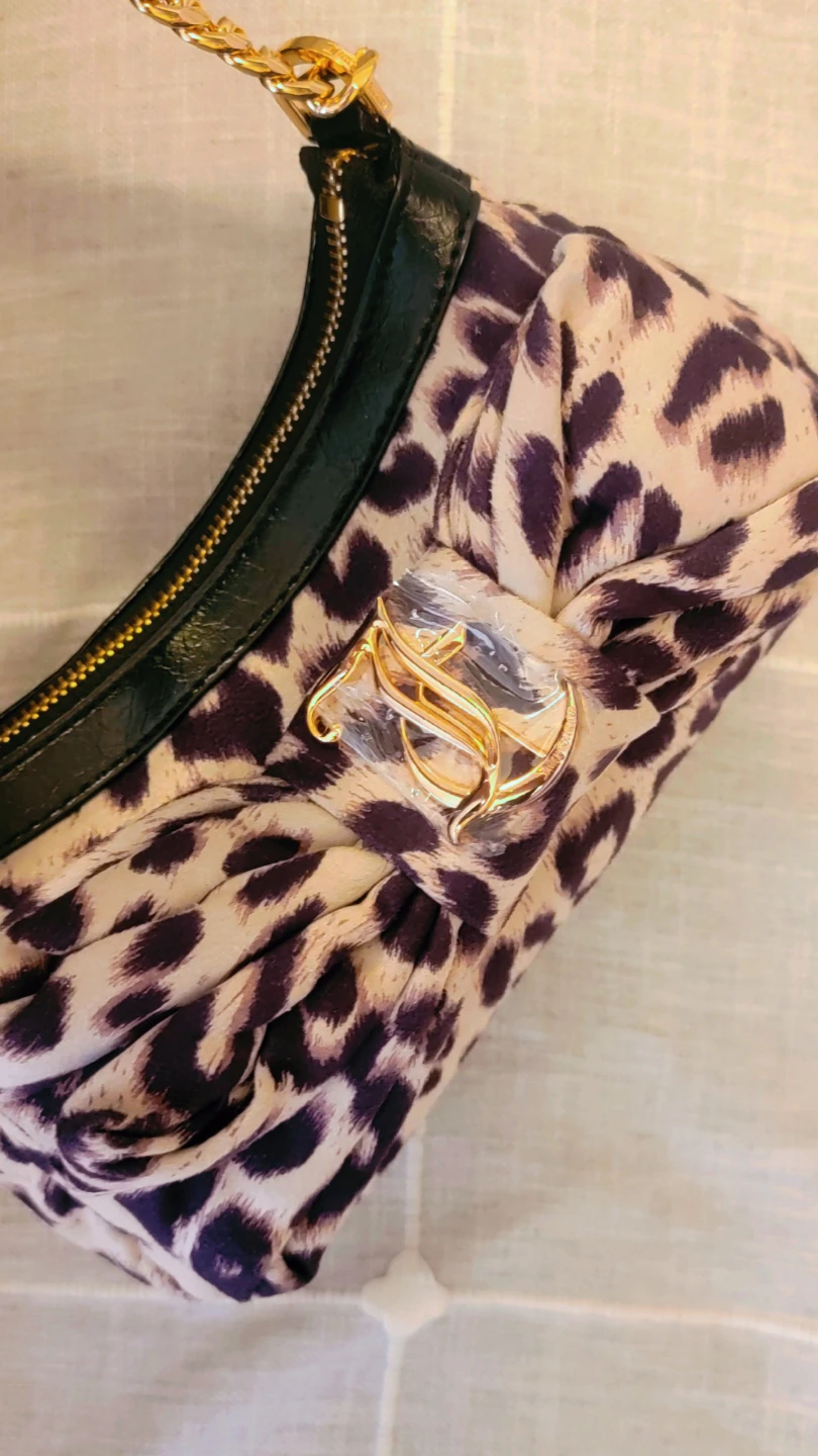 NEW Juicy Couture Leopard Print Bow Handbag