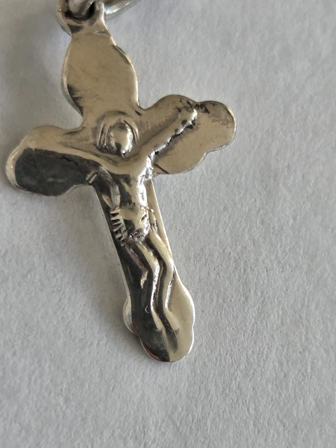 Silver Cross (6.25G 925 stamp) Necklace 20" - photo 5