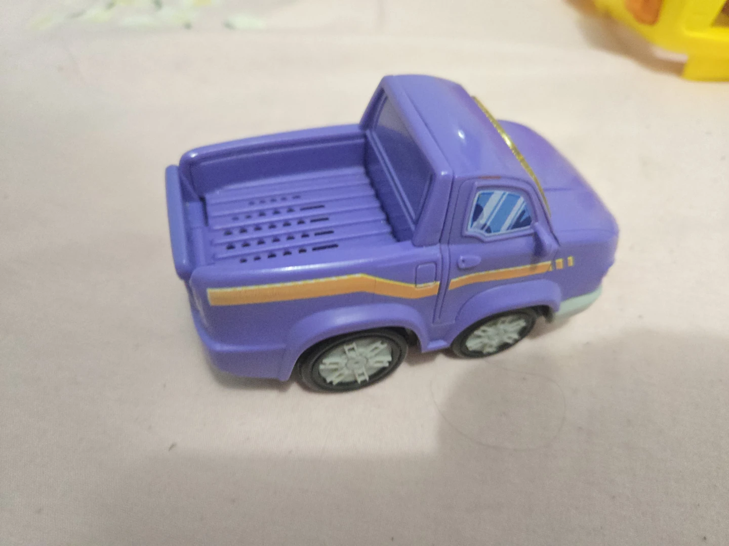 Purple Toy Pickup Truck