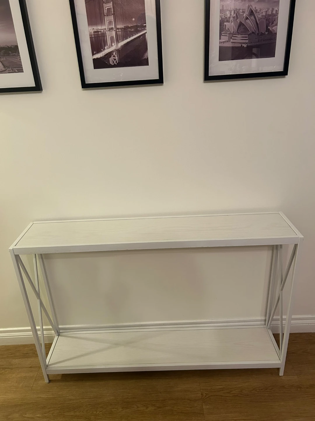 White Console Table