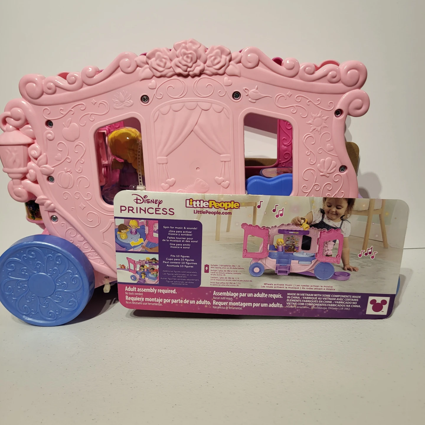 Fisher-Price Disney Princess Little People Musical Carriage - photo 2