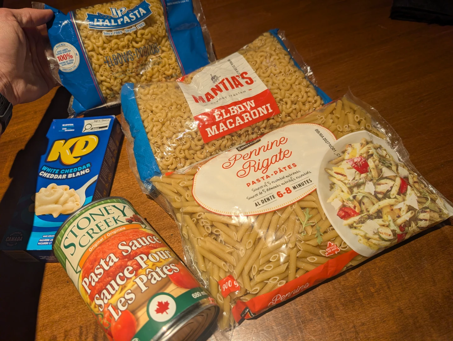 Assorted Dry Pasta and Sauce Pantry Bundle