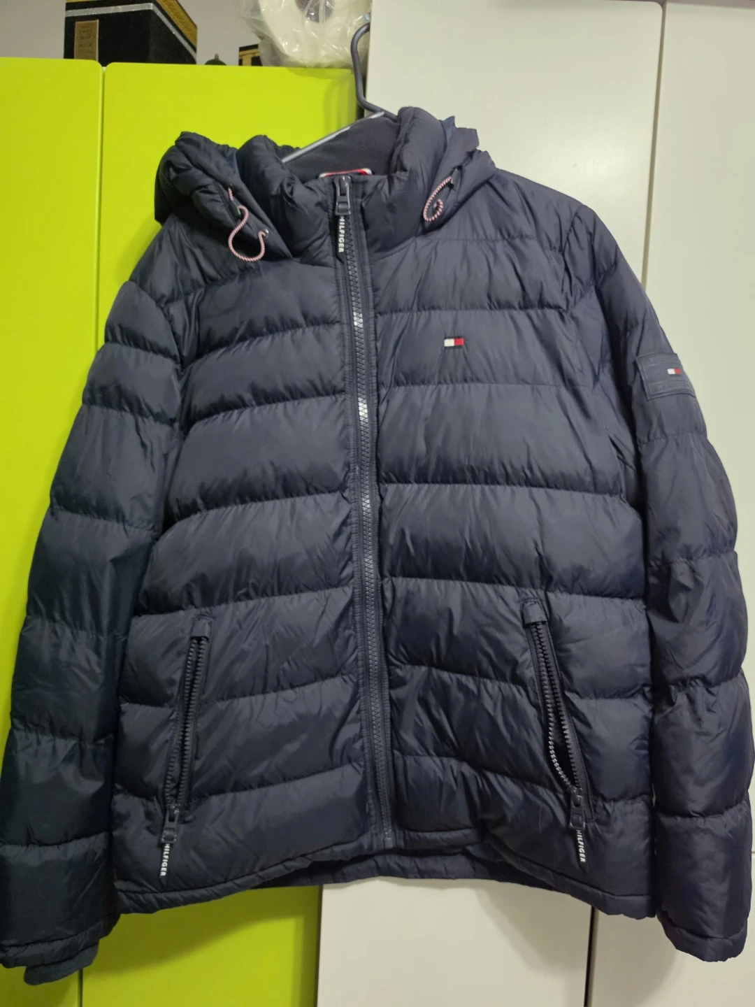 Tommy Hilfiger Navy Puffer Jacket