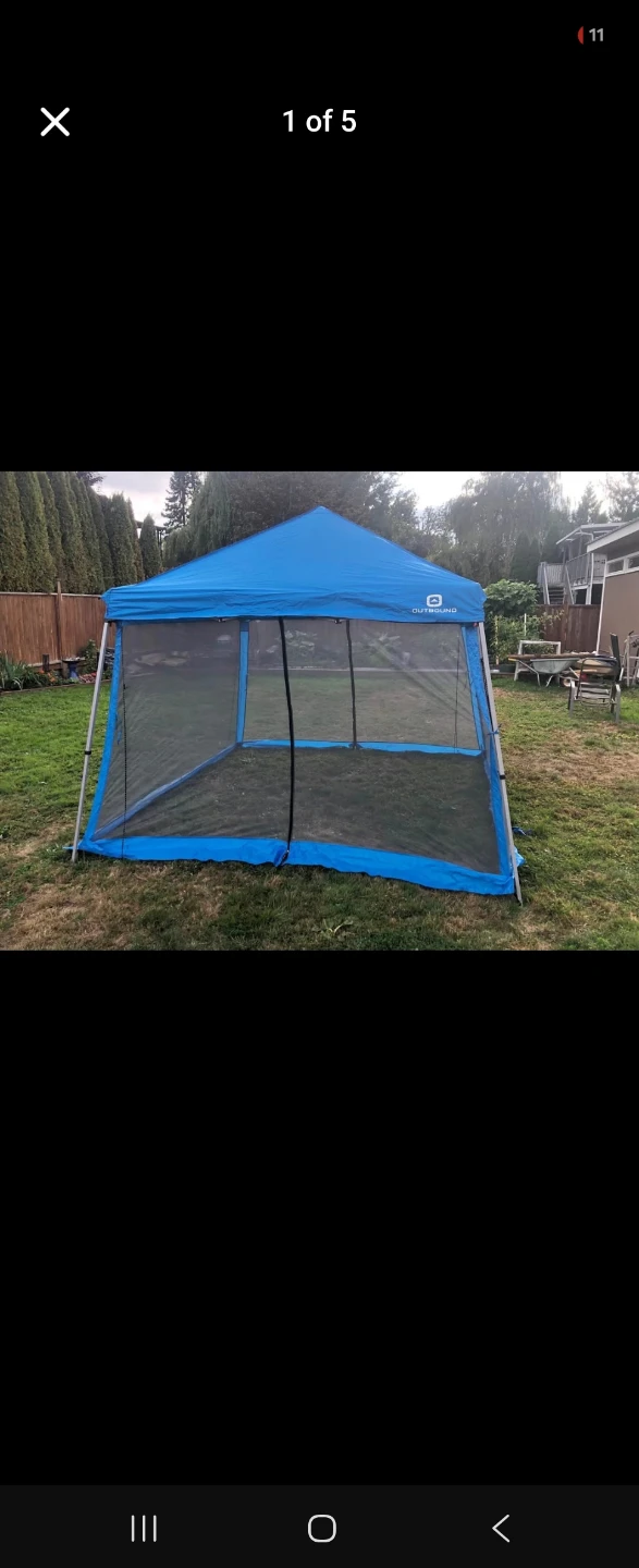 Ozark Trail 10x10 Straight Leg Canopy with mesh - photo 3