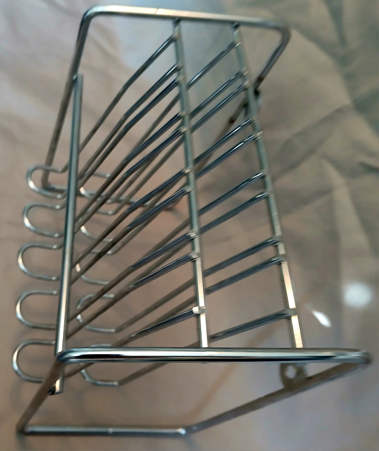 Compact Chrome Tool Organizer
