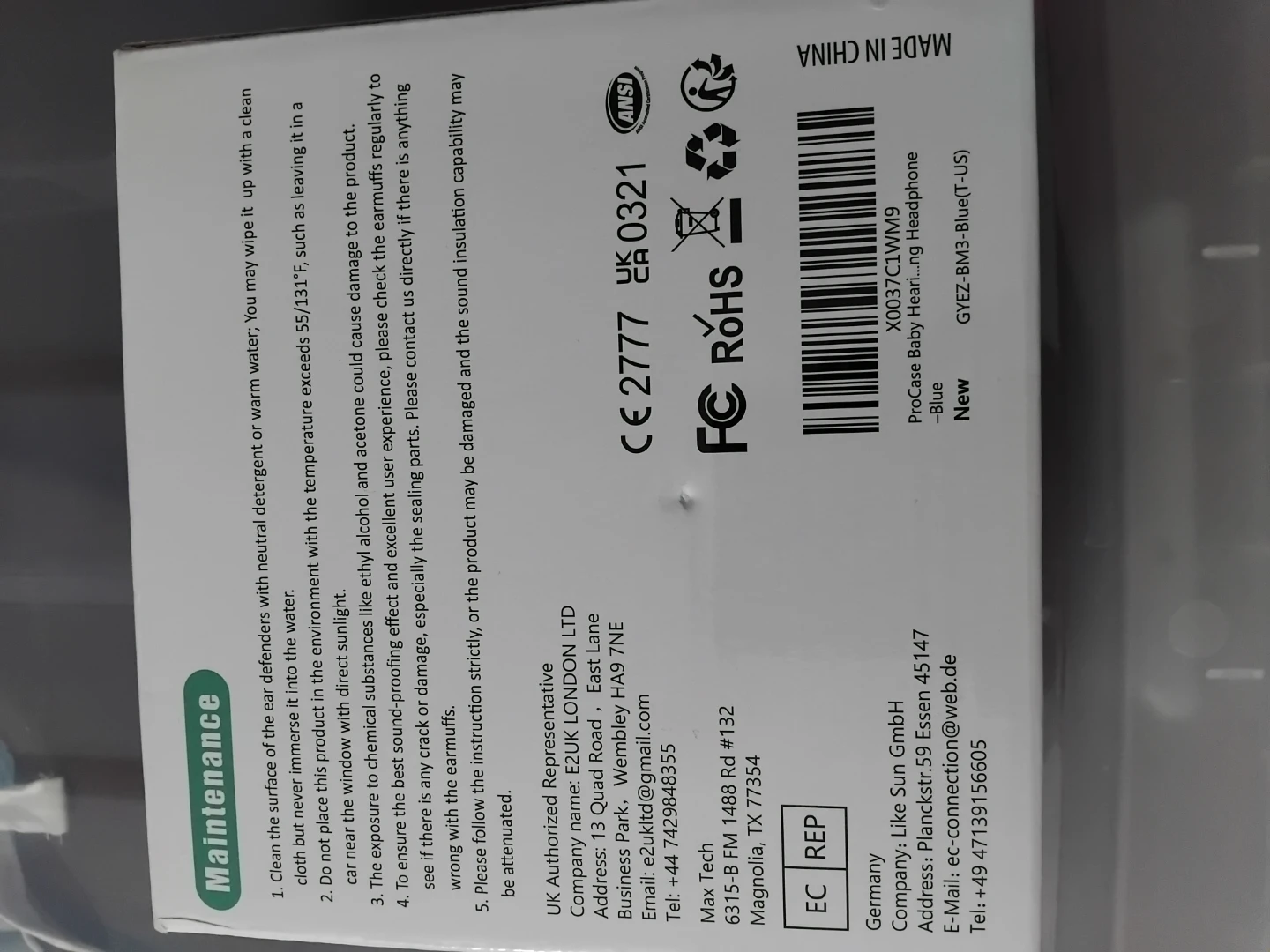 Baby headphone noise cancelling - photo 2