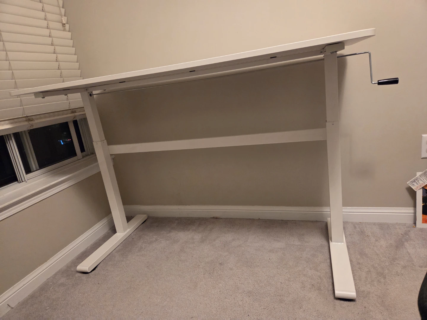 Manual height-adjustable standing desk - photo 5