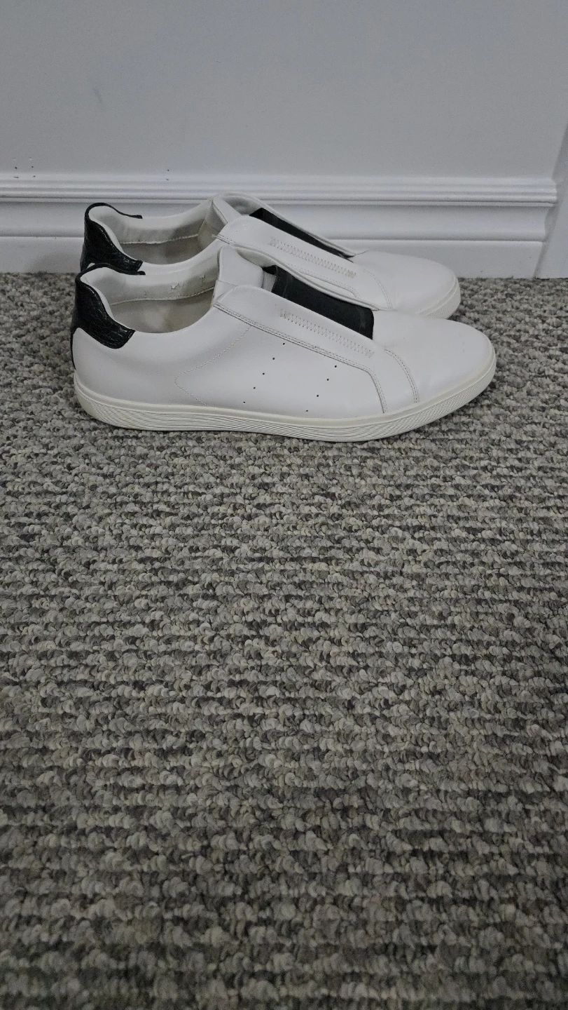 Aldo White Slip-On Sneakers Size 13 - photo 3