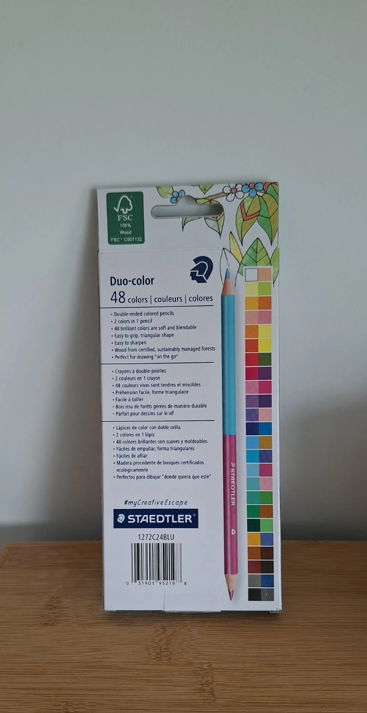Staedtler Duo-Color 48 Colours Set of 24 Pencils - photo 2