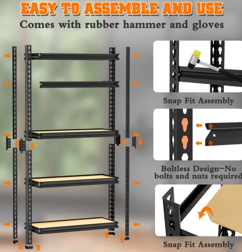 Brand new. 5-Tier Adjustable Storage Shelving Unit - photo 3