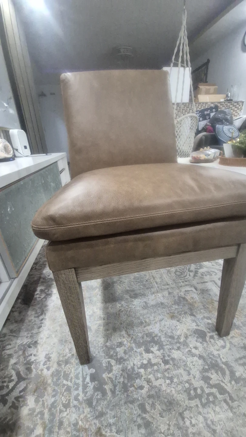 Tan faux leather  chair - photo 4