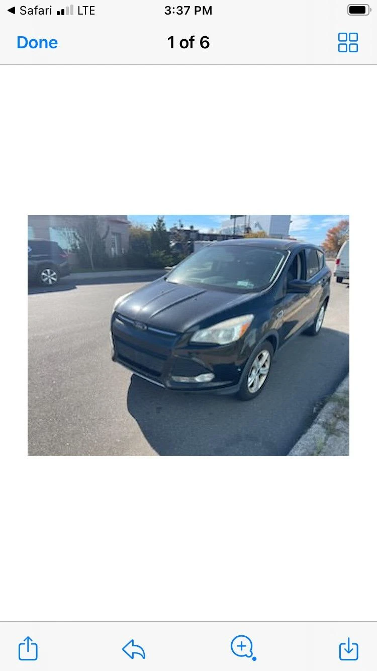 2015 Black Ford Escape
