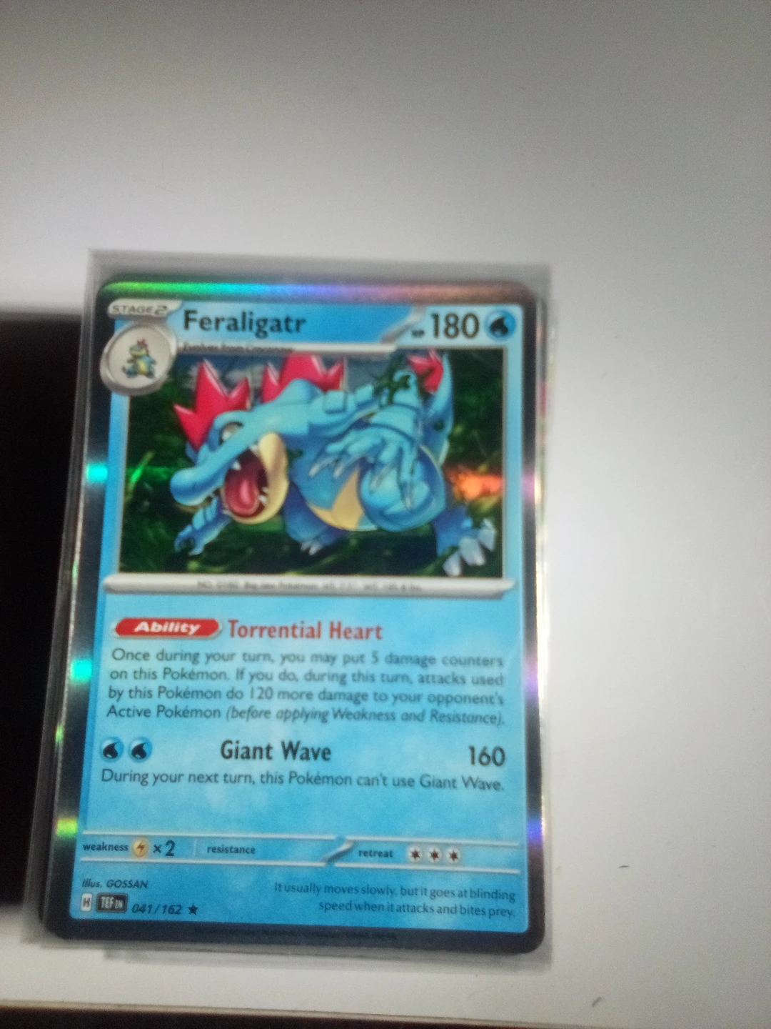 Pokemon Feraligatr 041/162 Trading Card