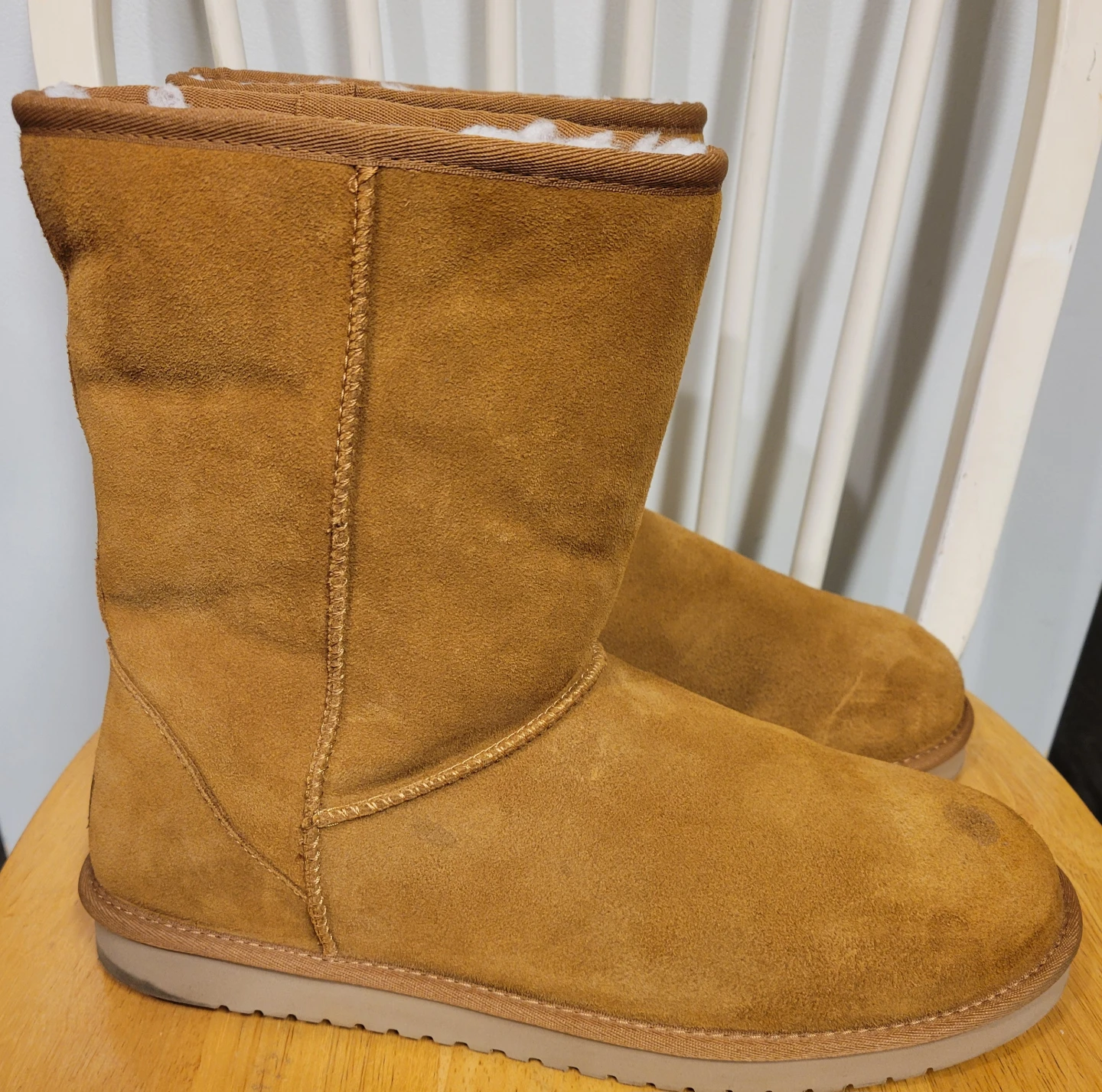 Koolaburra by UGG Men’s Classic Suede Boots Chestnut Size 13 NEW - photo 2