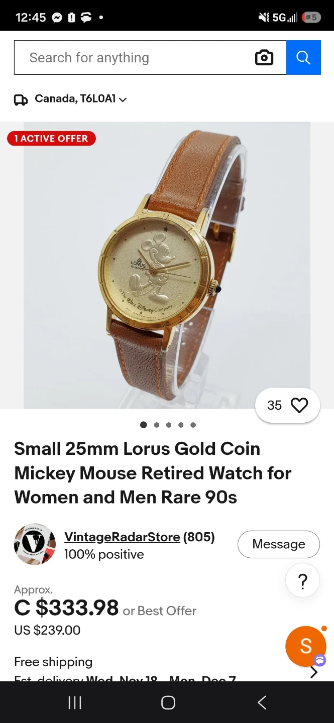 Lorus Disney Mickey Mouse Watch - photo 3