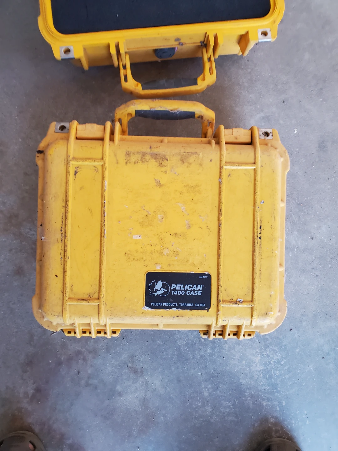 2 Yellow Pelican 1400 Protective Cases $50 ea - photo 2