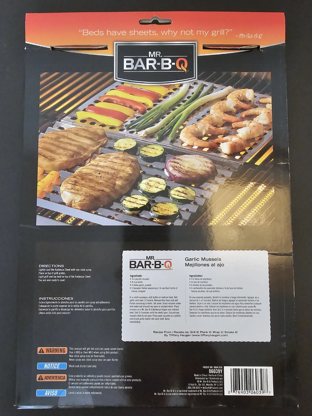MR BAR-B-Q Dual-Sided Barbecue Sheet - photo 3