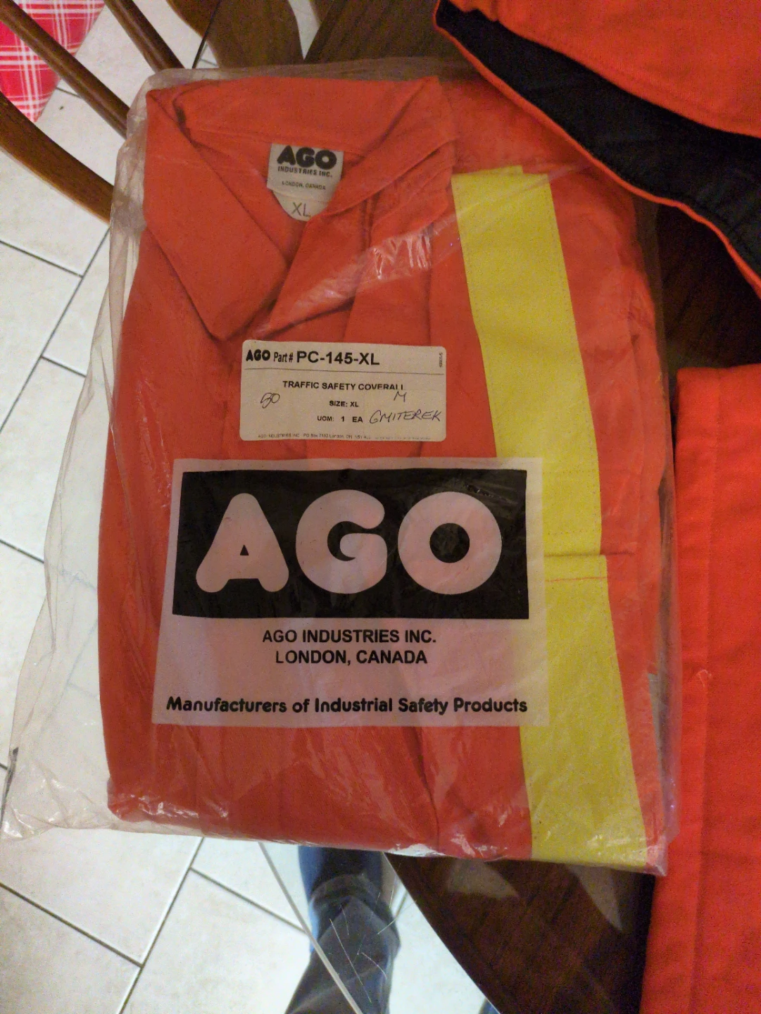 AGO Industries Safety Vest and Coveralls Set - photo 4