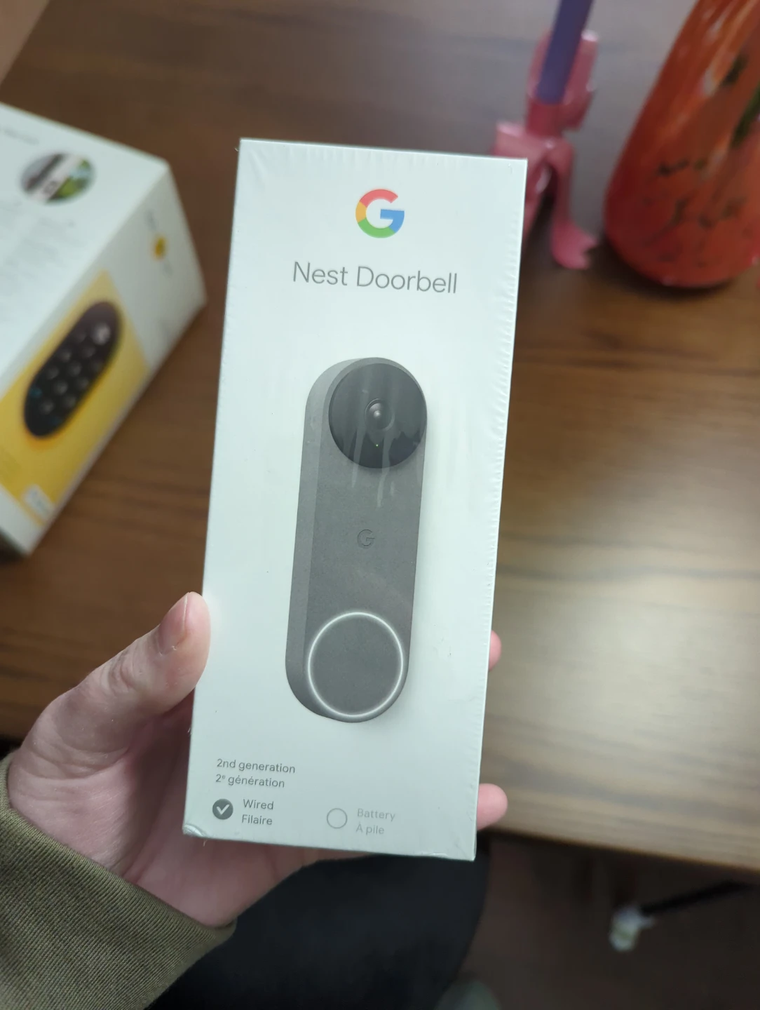 Google Nest Doorbell (Wired, 2nd Gen) - Ash
