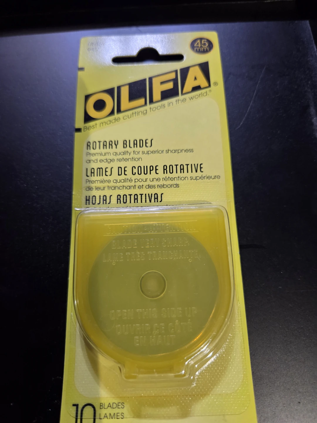OLFA 45mm Rotary Blades, 10 Pack /RB45-10