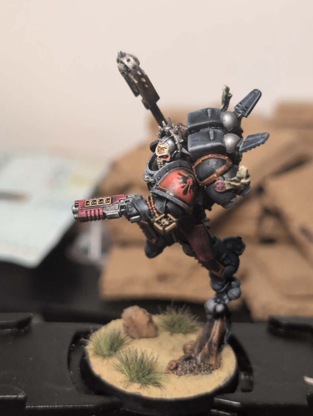 Blood Angels Chaplain w/ Jump Pack Armageddon 11th ed - photo 2