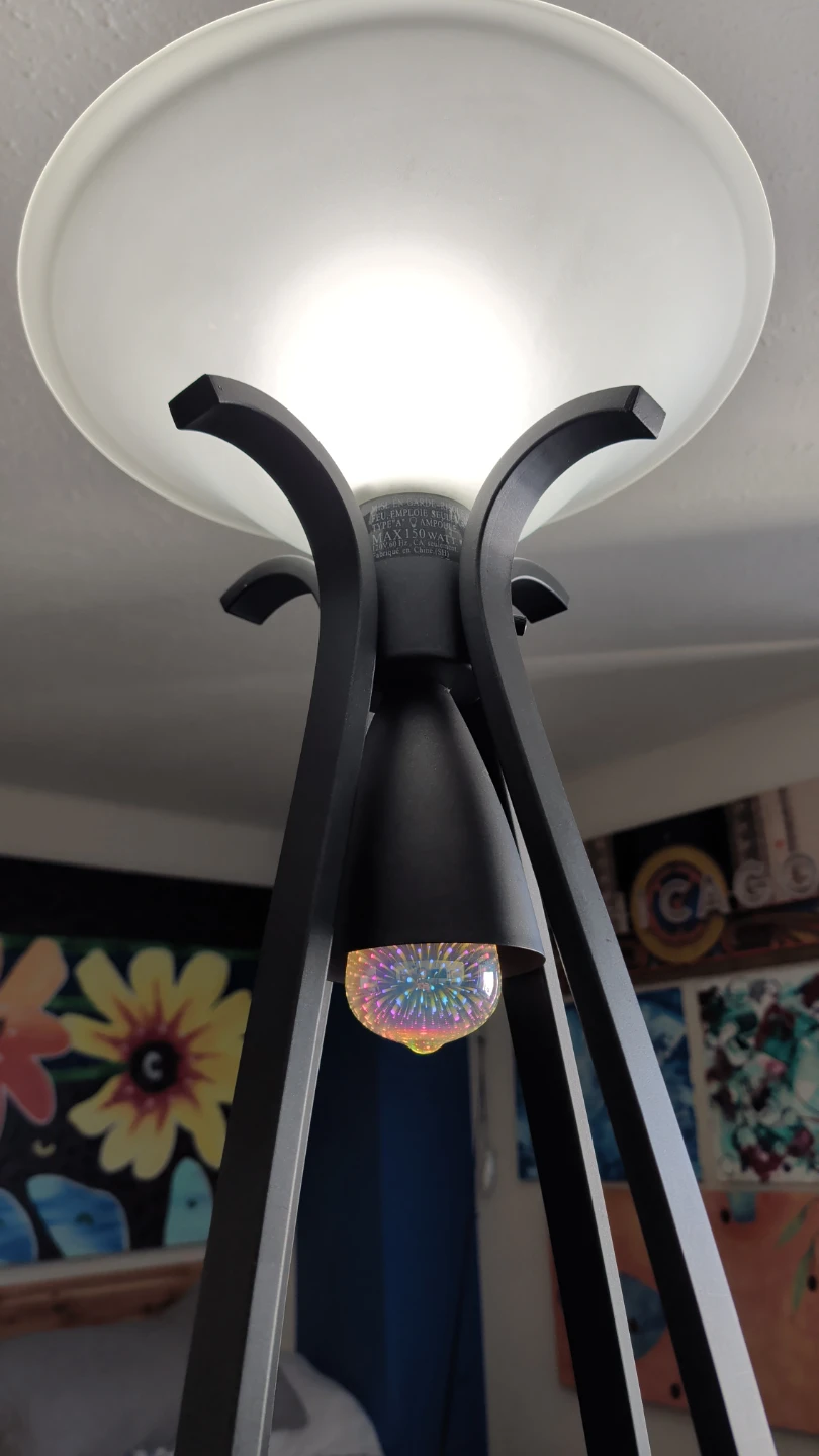 Floor lamp with four shelves - photo 3