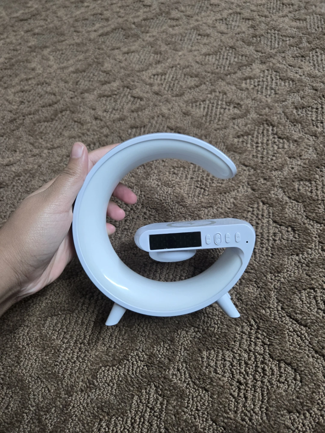 Smart LED Alarm Clock + Wireless Charging + Sound Machine (G63 - photo 2