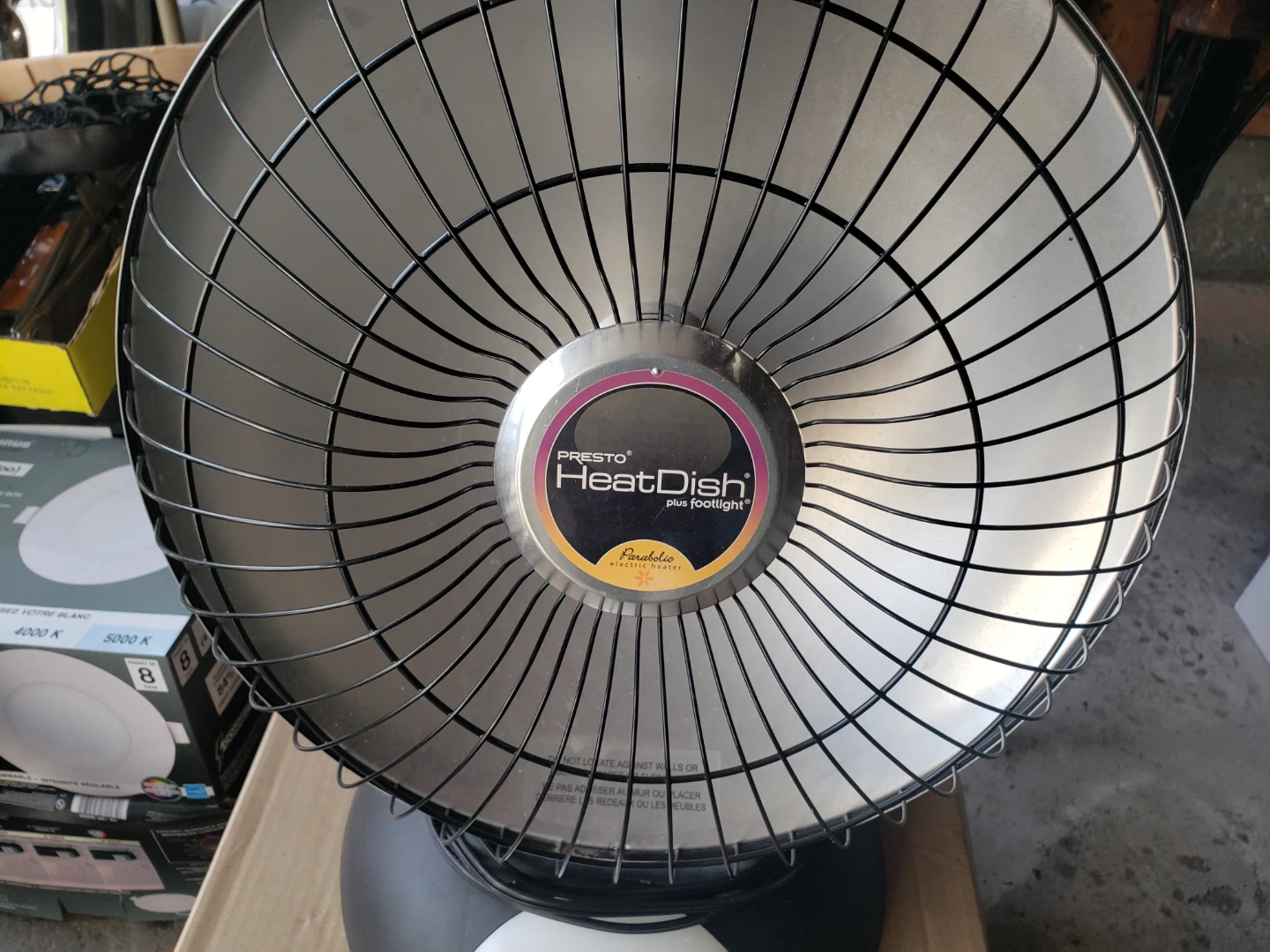 Presto HeatDish Plus Footlight Parabolic Heater - photo 2