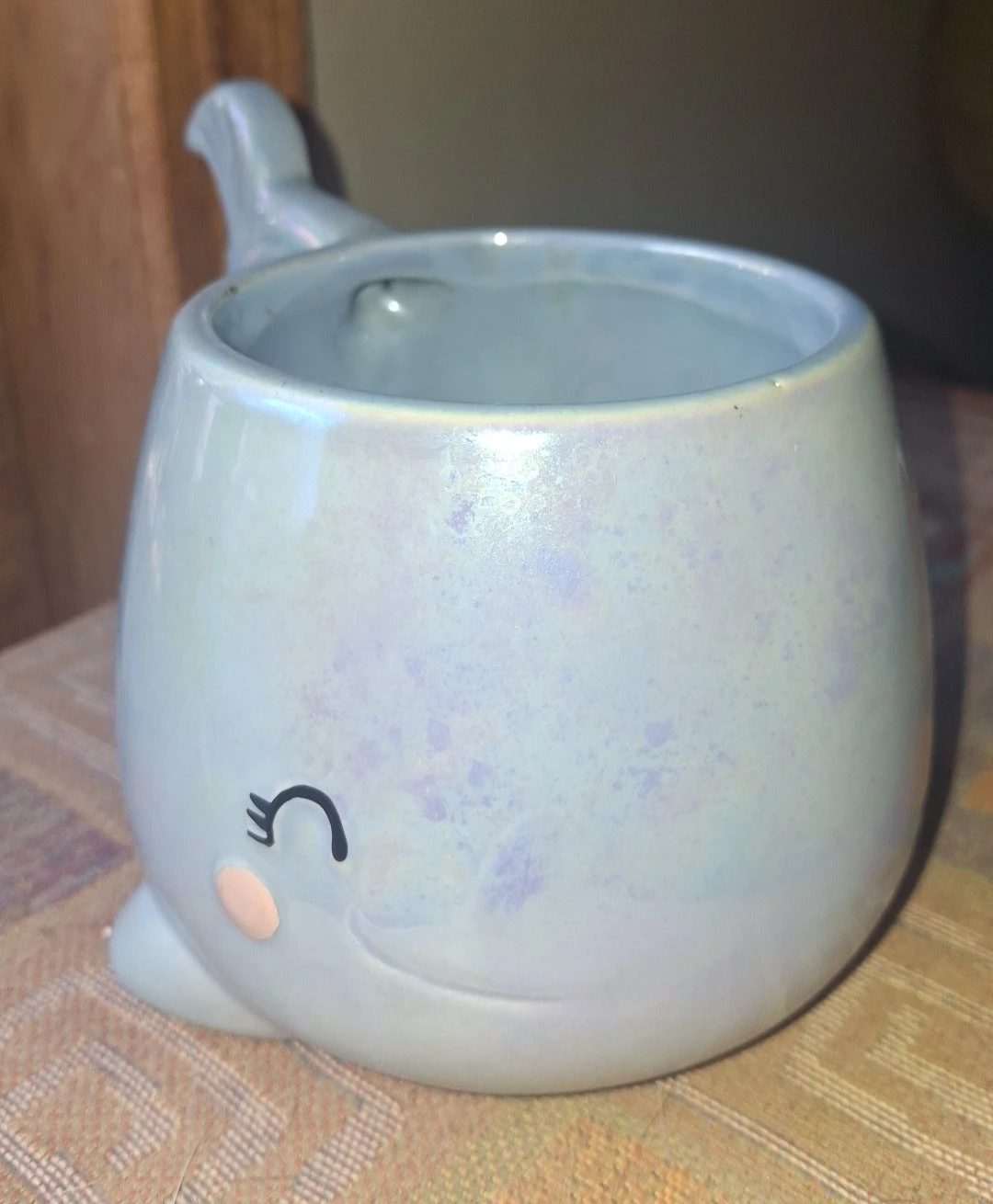 Planter - Iridescent Whale Shaped Mug - photo 2