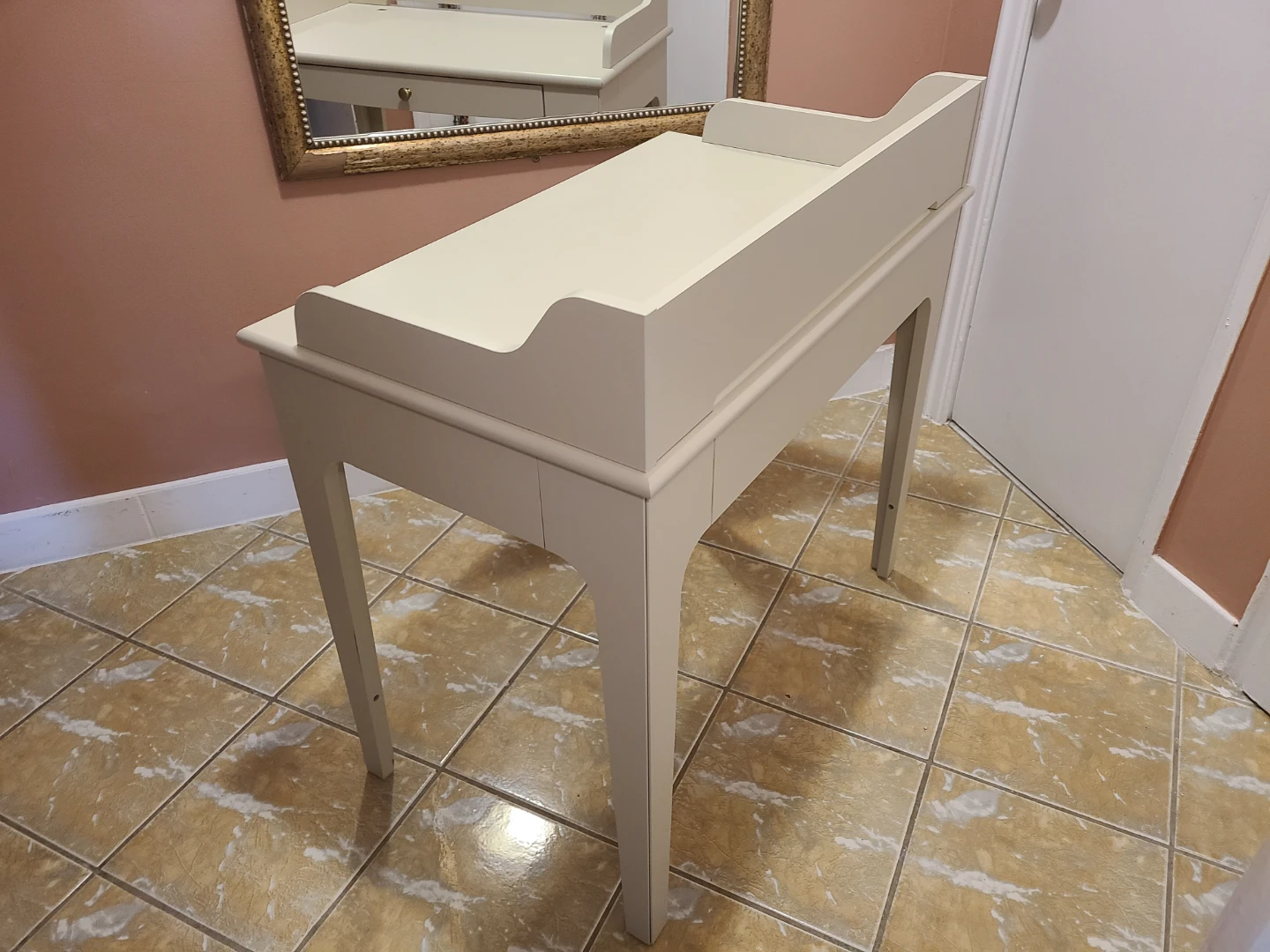 IKEA LOMMARP Cream coloured desk - photo 5