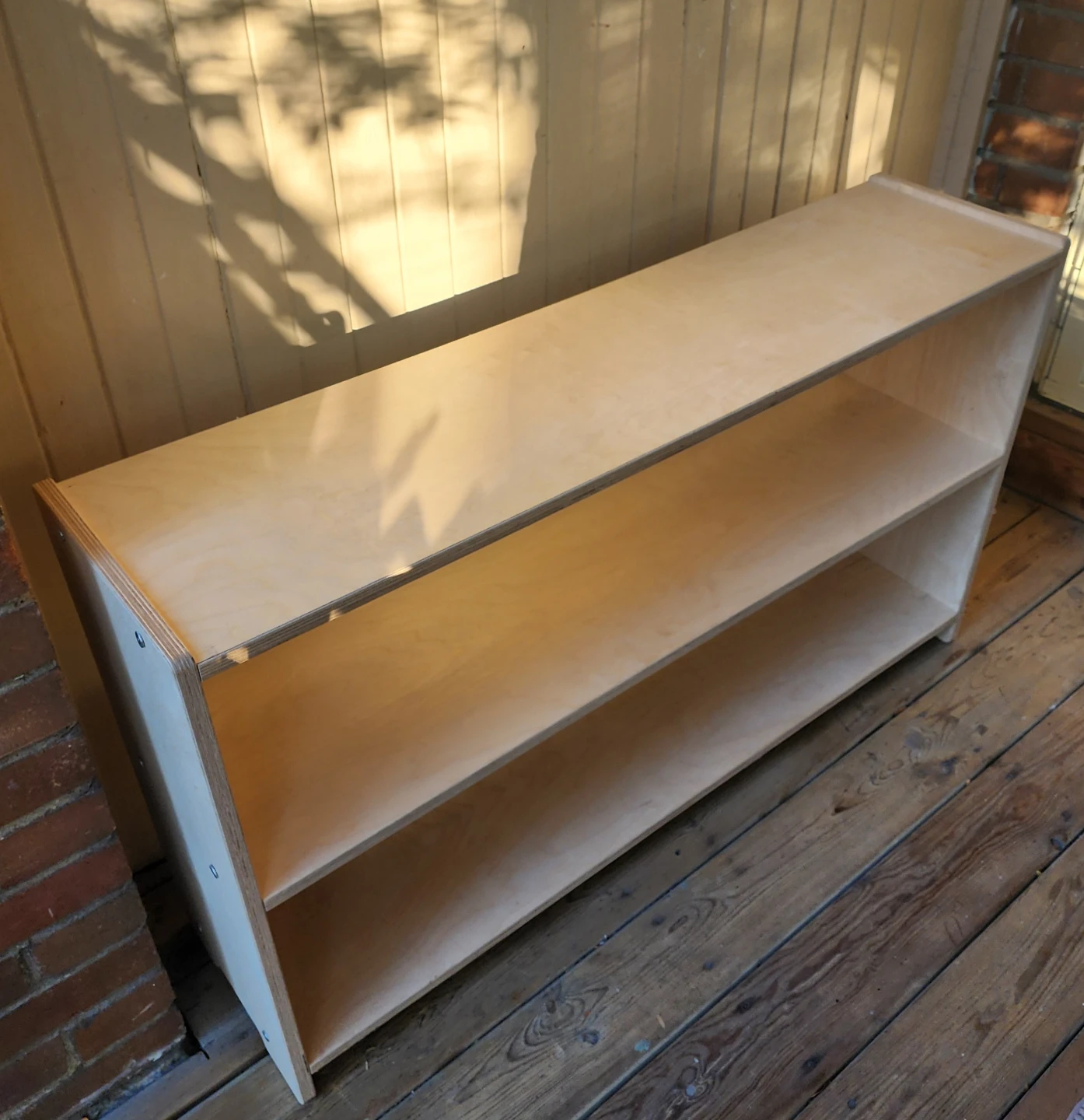 Large Birchwood Shelving Unit 45"W × 11.5"D × 26"H - photo 5