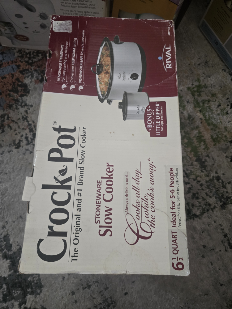 Rival Crock-Pot 6.5 Quart Slow Cooker
