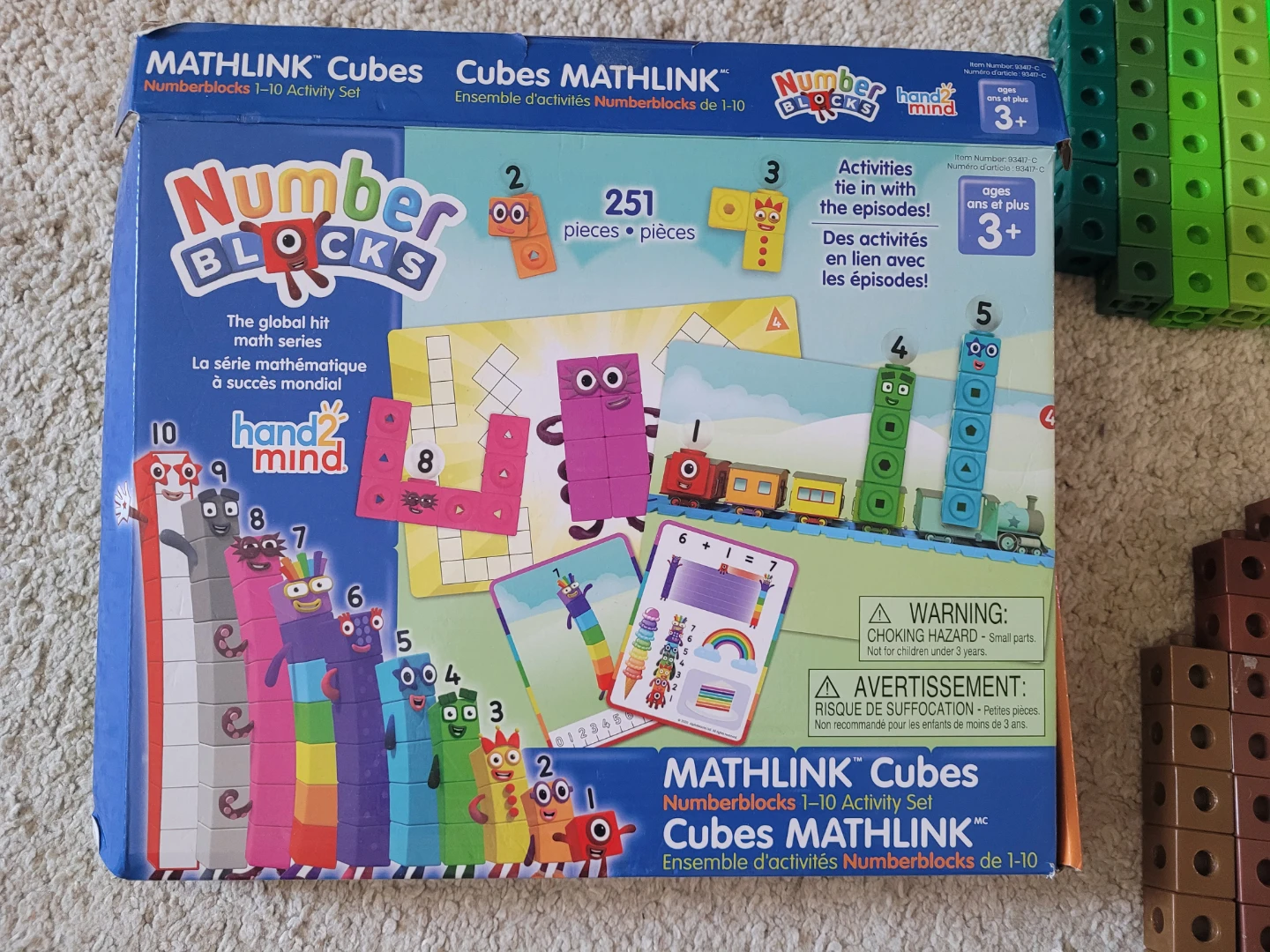 NUMBER BLOCKS mathlink cubes - photo 2