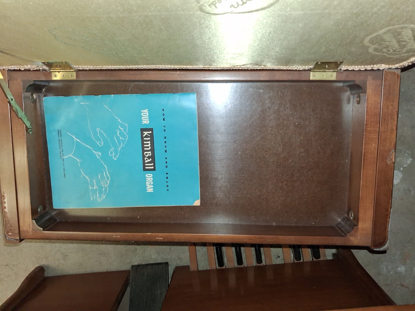 Kimball Transistor Organ with Bench - photo 5