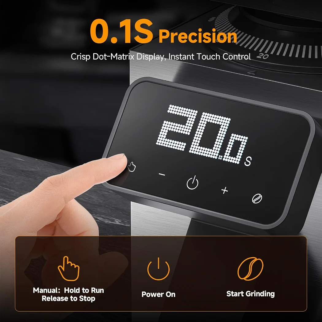Digital Espresso Coffee Grinder - photo 2