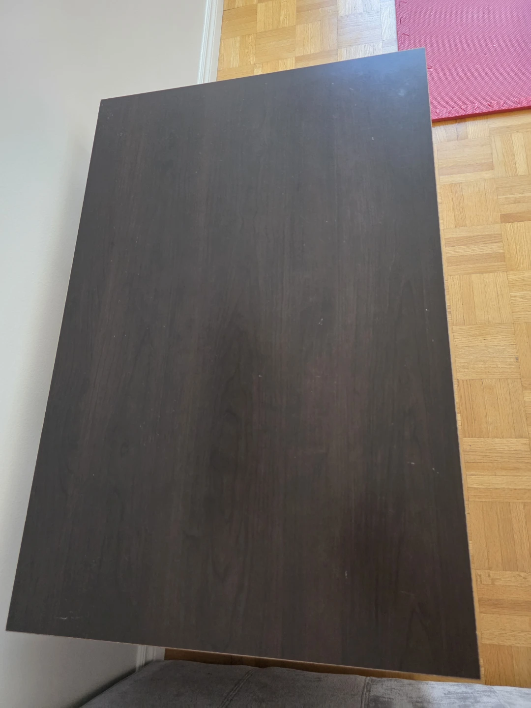 Dark Brown Rolling TV Stand - photo 3