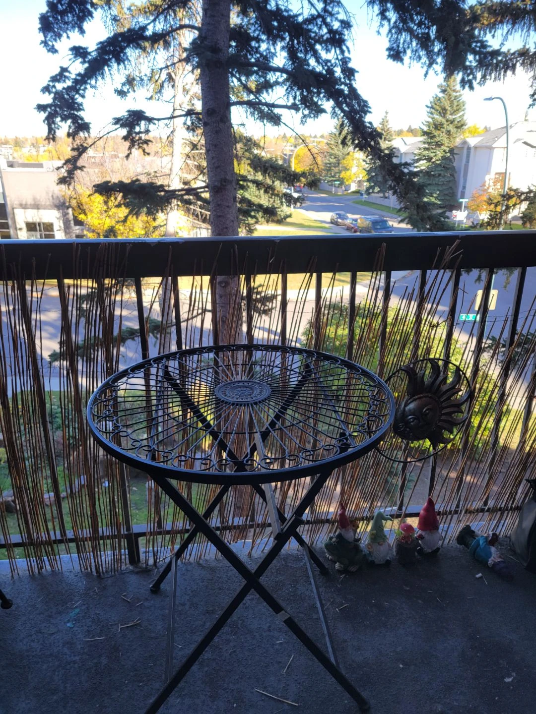 3-Piece Black Metal Bistro Set