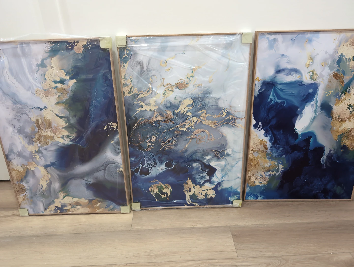 Set of 3 Abstract Wall Art Prints
