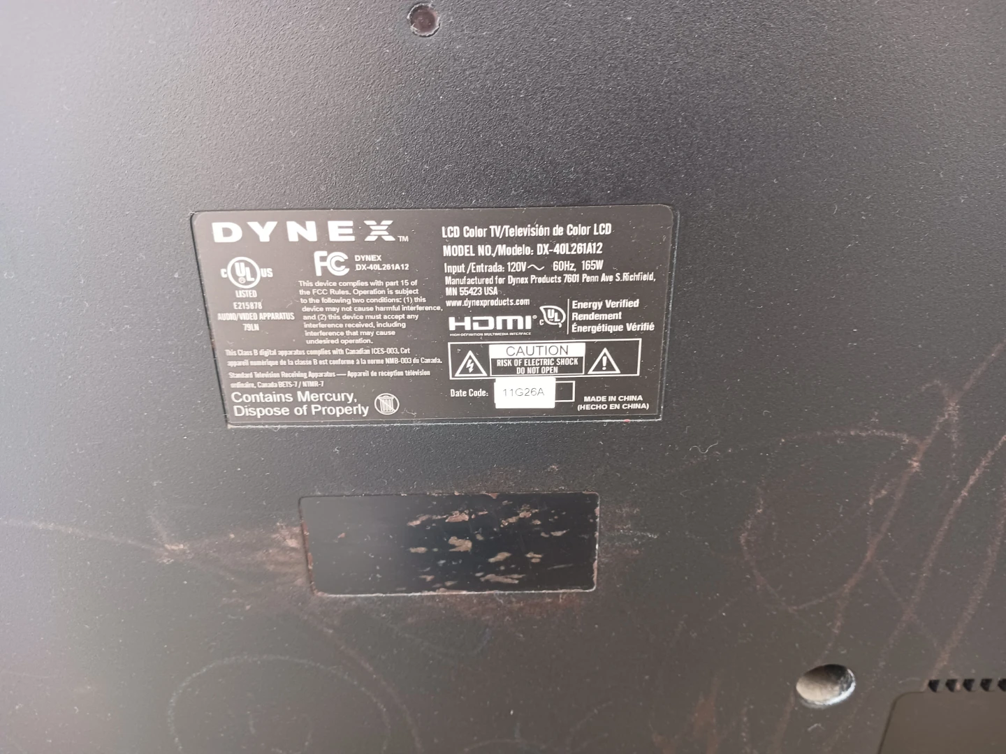 Dynex 40-inch LCD Color TV - photo 3